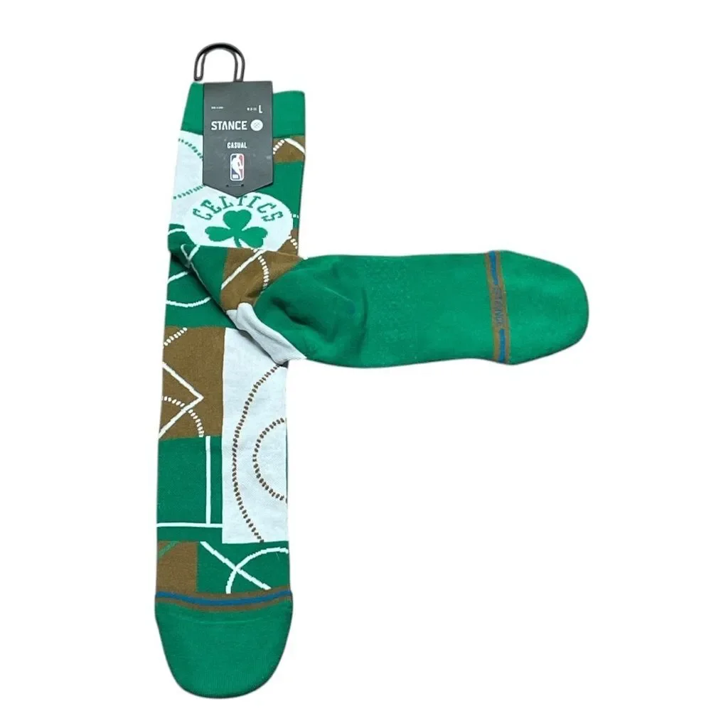 Stance Zone Boston Celtics socks LG (US Men's Shoe 9-13, Women's Shoe 11-14) new
